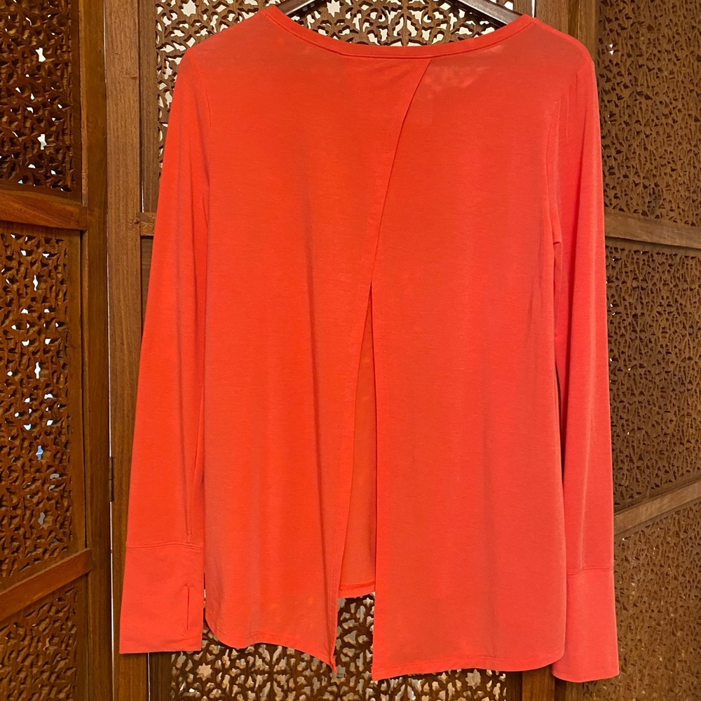 Gapfit Breathe Salmon Split Back Workout Top - image 1